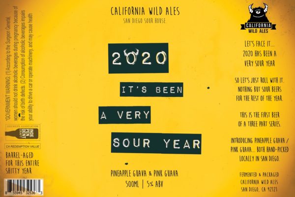 2020 It's been a very sour year - California Wild Ales