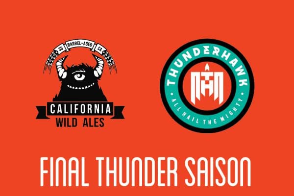 thunderhawk / california wild ales collab saison