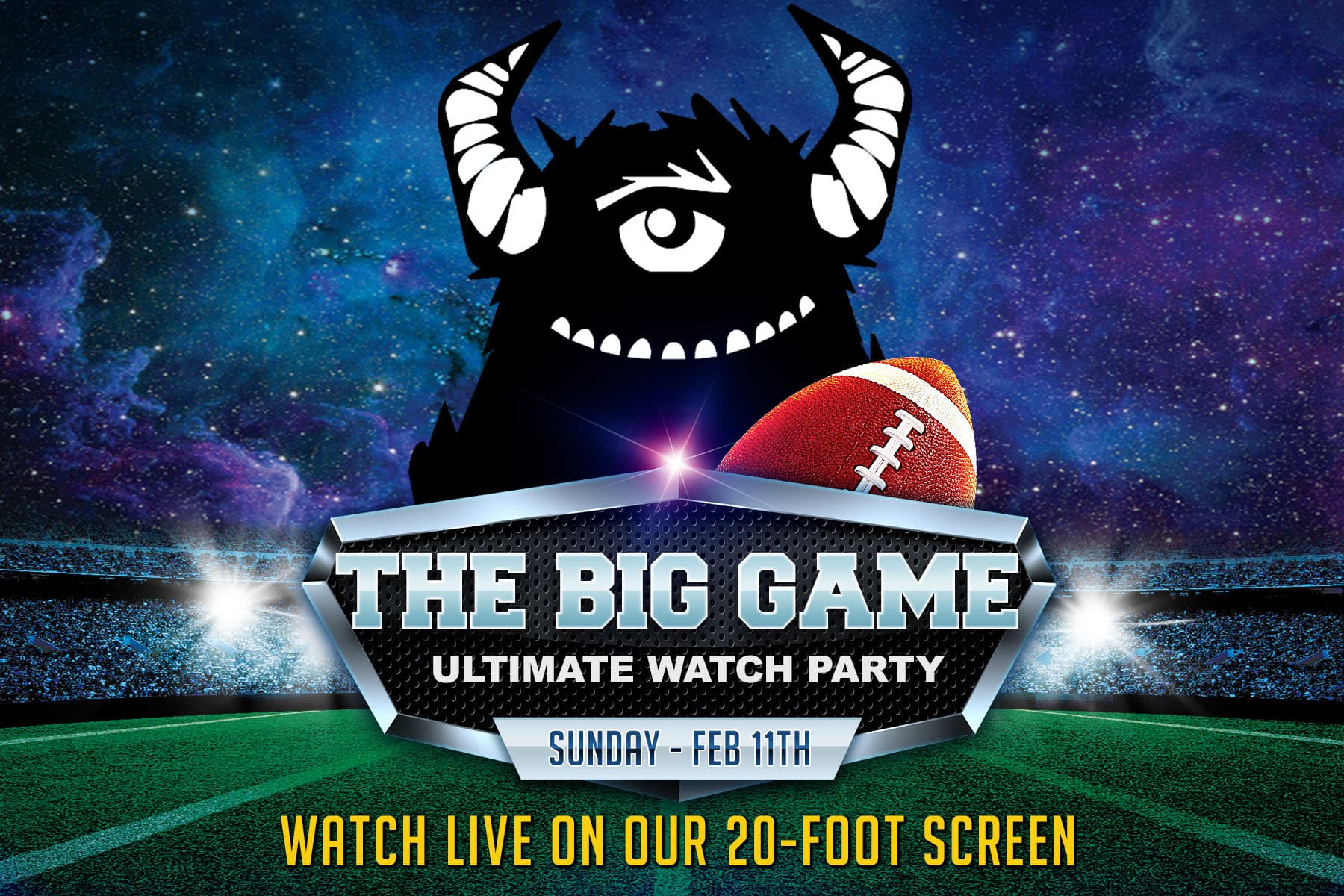 superbowl - california wild ales - ultimate watch party