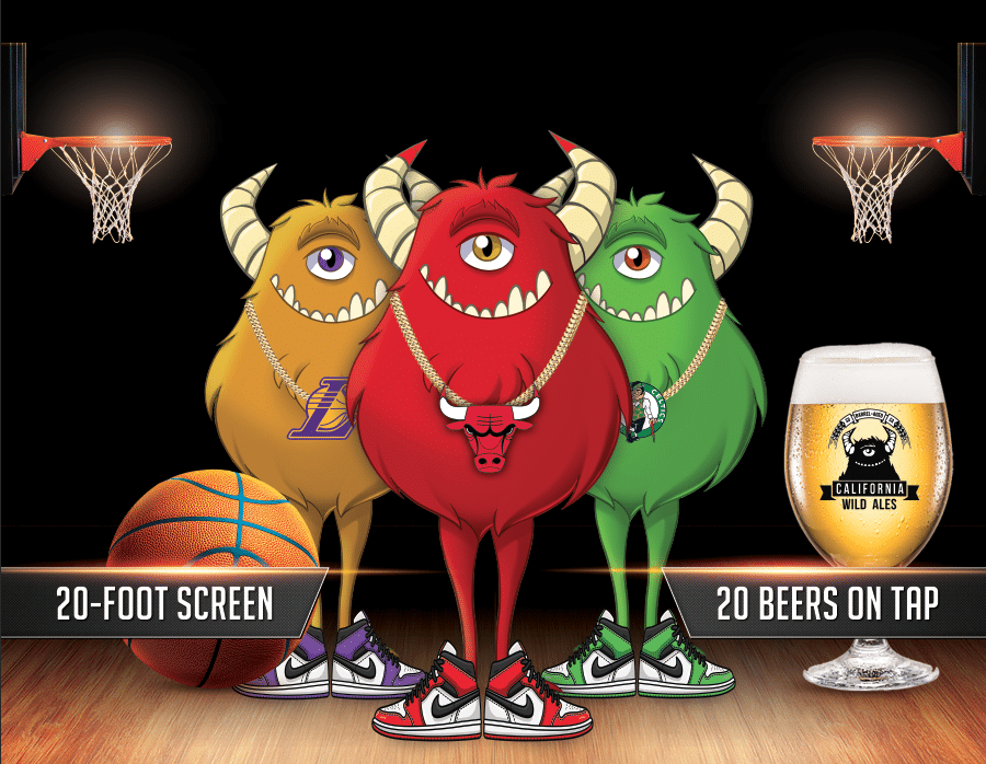 Watch the NBA playoffs at California Wild Ales