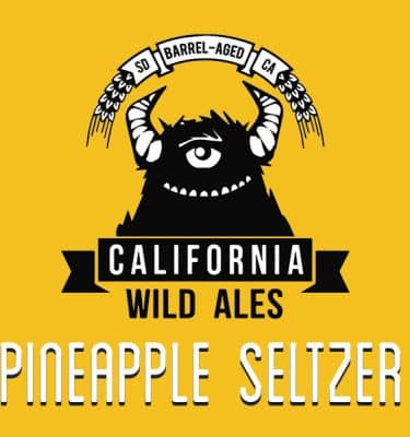 pineapple hard seltzer - california wild ales
