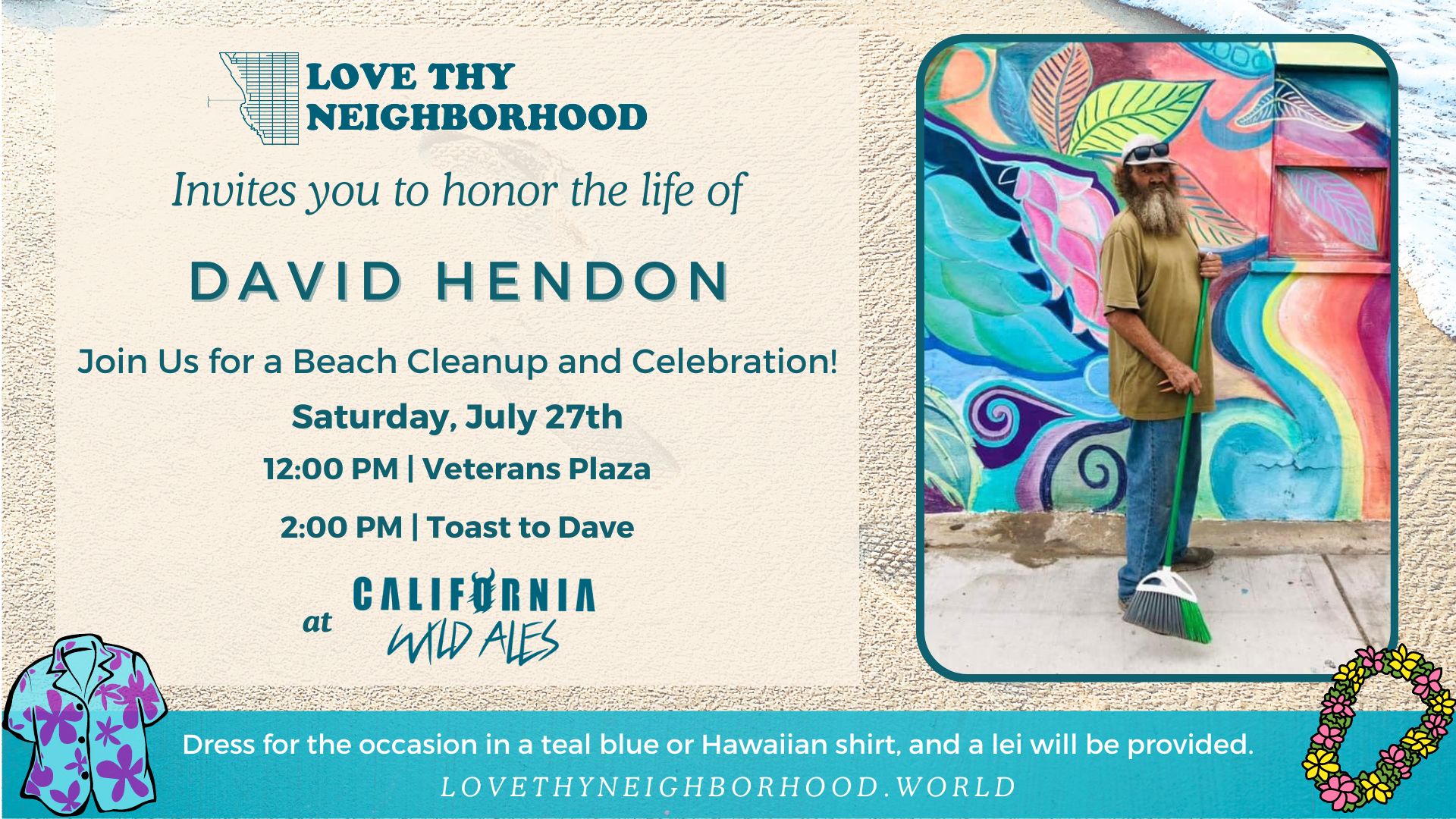 Celebration of Life for David Hendon | California Wild Ales