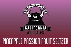 pineapple passion fruit hard seltzer | California Wild Ales