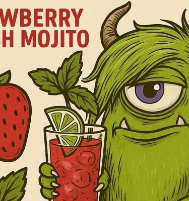 strawberry smash mojito