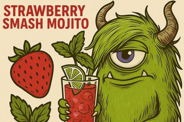 strawberry smash mojito