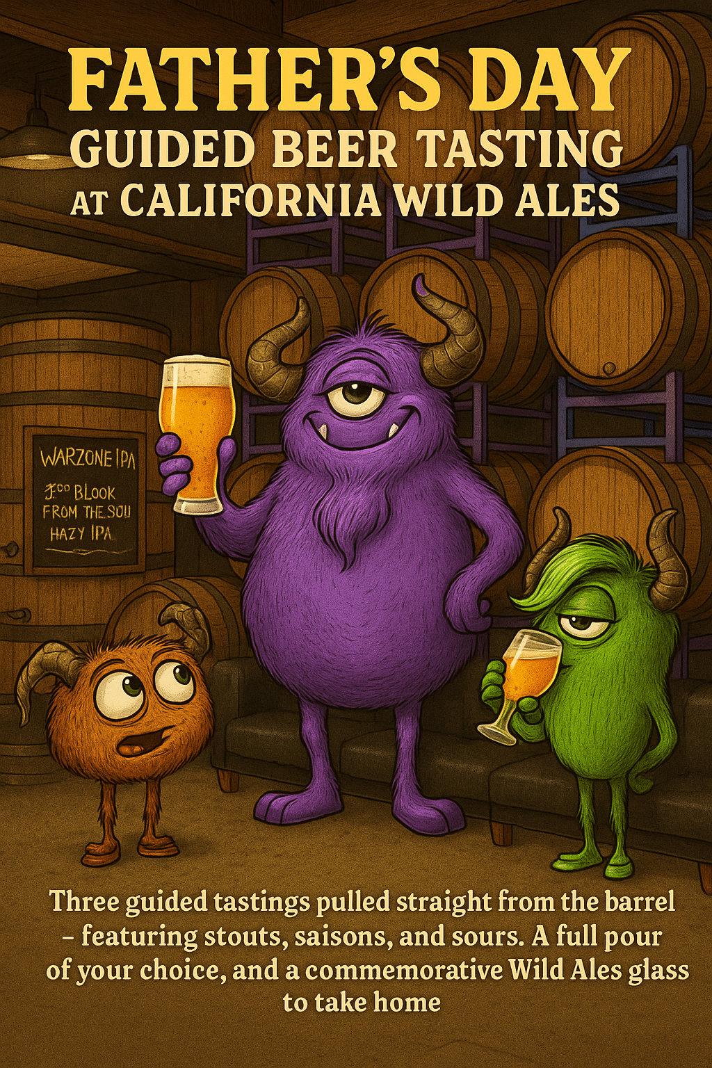 Father's DAy - Beer Tasting - California Wild Ales
