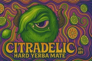 Citradelic Hard Yerba Maté | California Wild Ales
