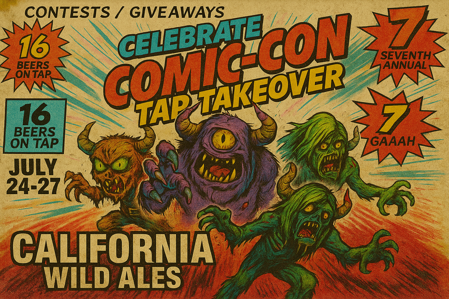 Comic Con 2025 Zombies | California Wild Ales