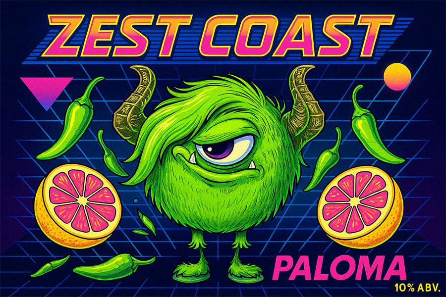 Zest Coast Paloma | Hard Yerba Maté | California Wild Ales