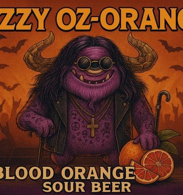 Ozzy Oz-Orange – Blood Orange Sour Beer 5% ABV | Barrel-Aged Wild Ale California Wild Ales
