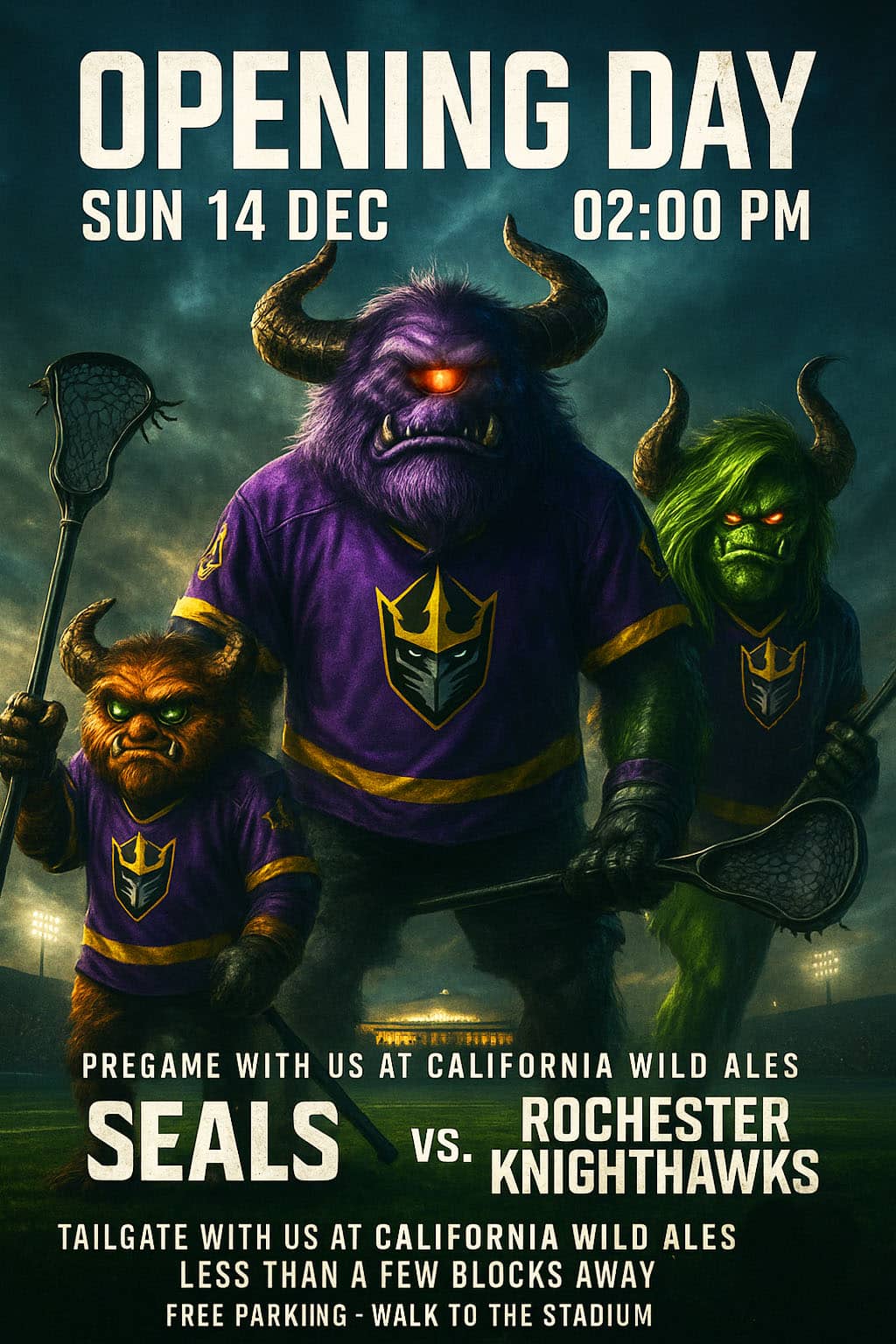 San Diego Seals | California Wild Ales | Pechanga Arena